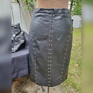 Worthington faux leather skirt, Size 8--NWT